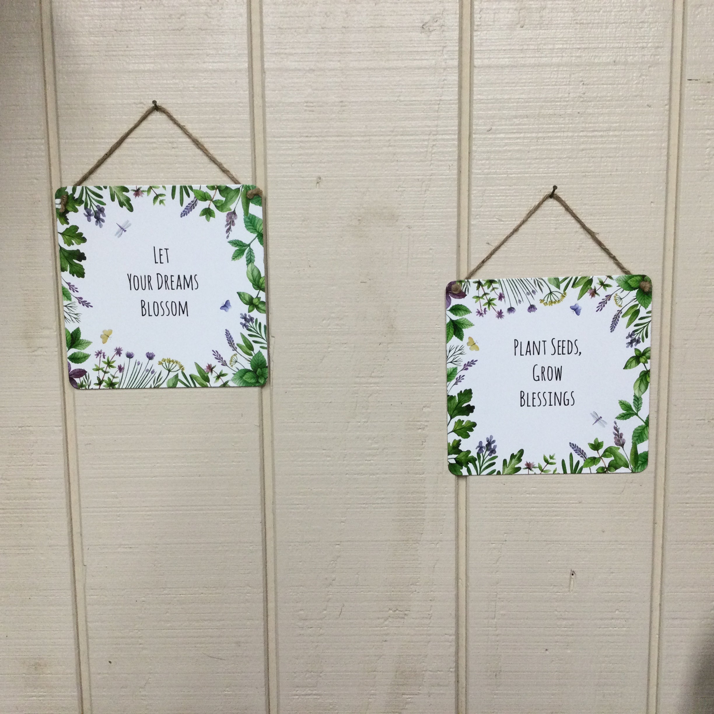 Herb Wall Hanging With Saying