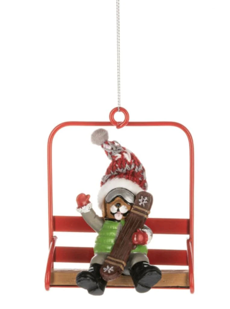 Ski Lodge Ornament