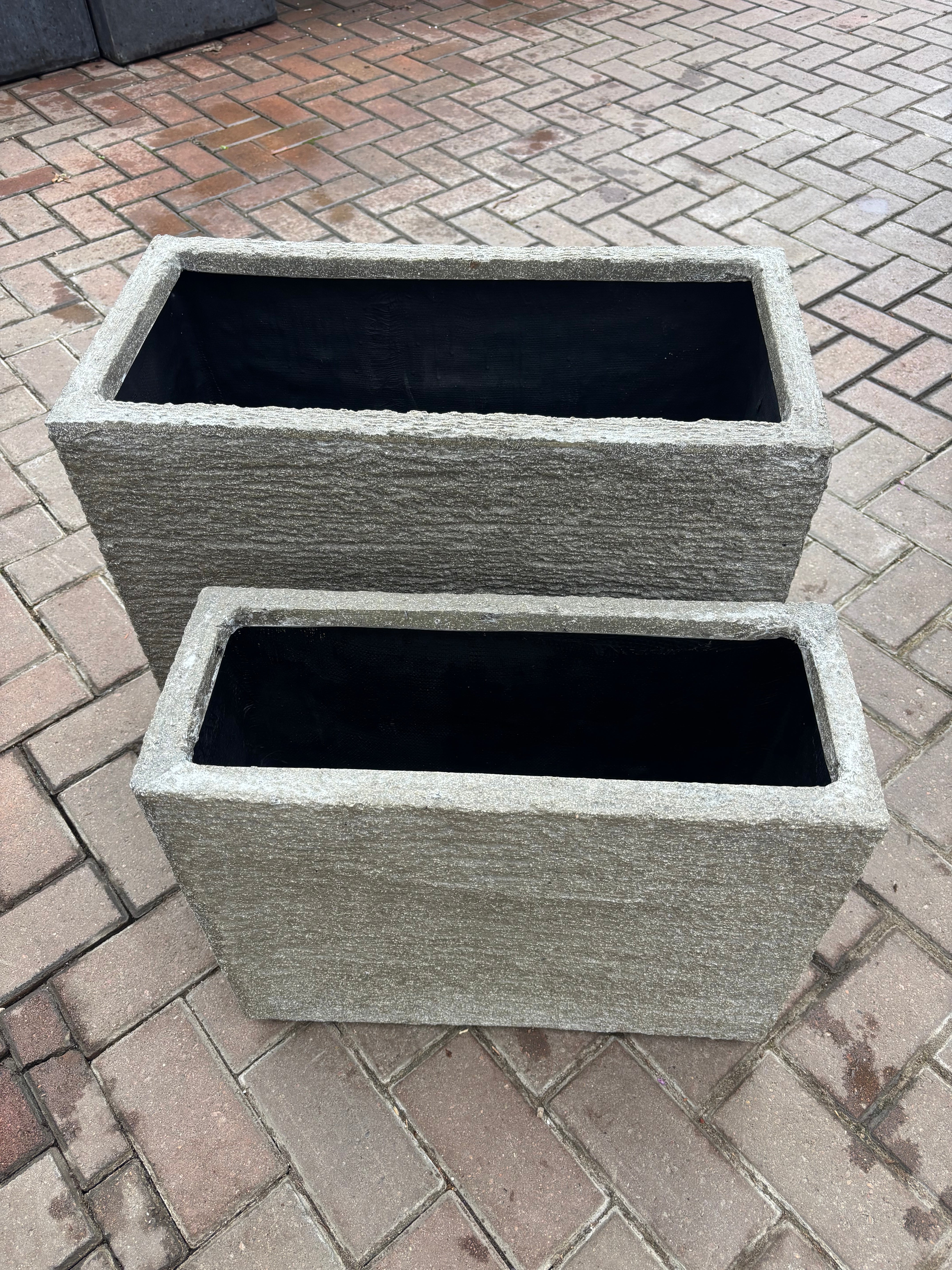 Concrete Textured Planter
