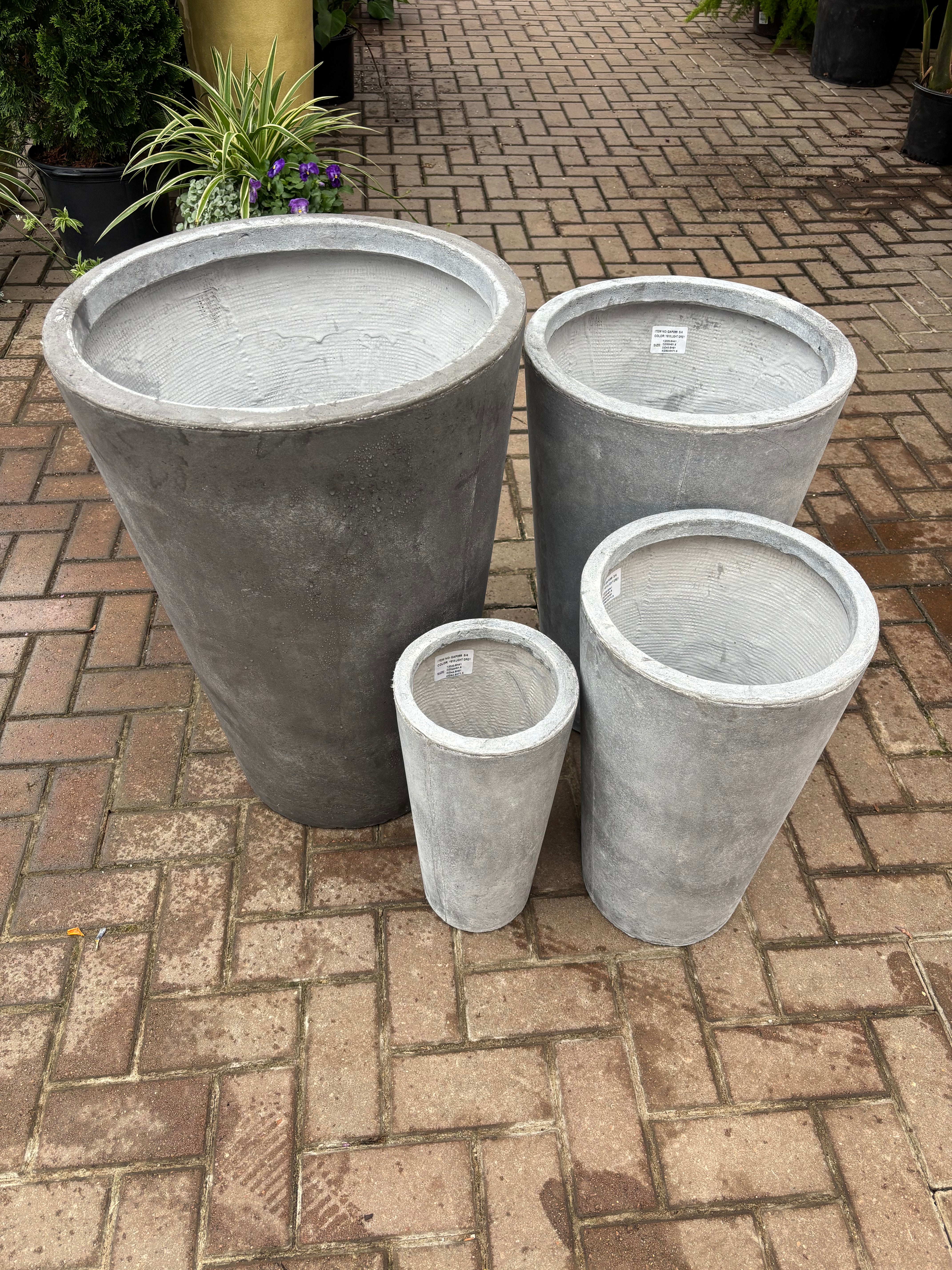Light Grey Planters
