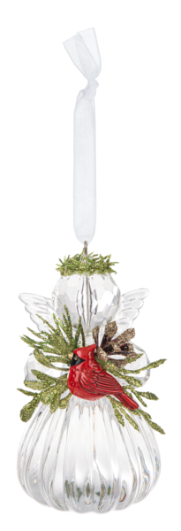 Cardinal Angel Ornament