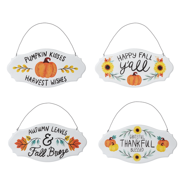 Fun Fall Text Wall Sign