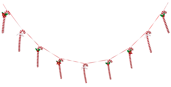 Candy Cane Garland