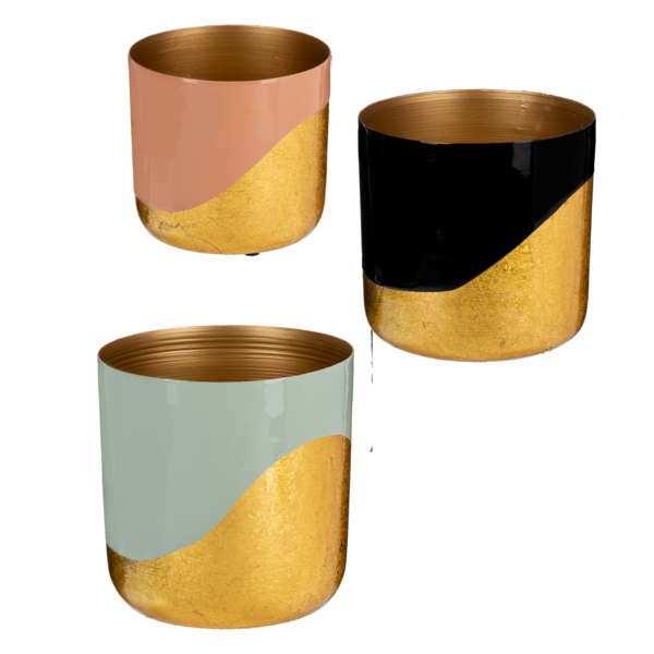 Gold Leaf Planters