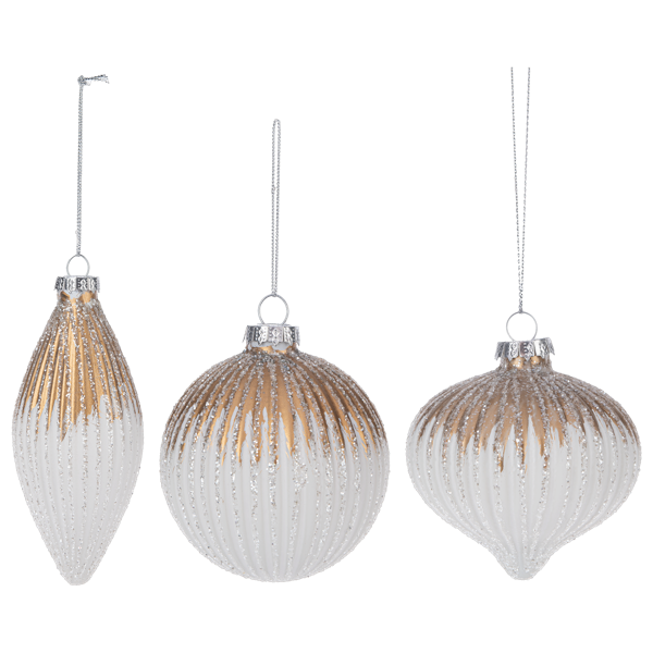 Copper Ball & Drop Ornaments