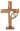 Cross w/Heart Figurine