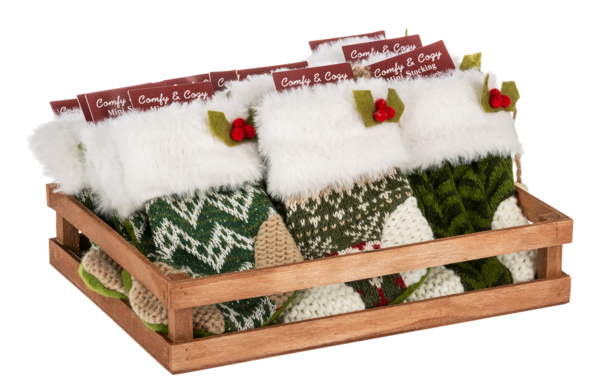 Mini Christmas Stocking Gift Card Holders