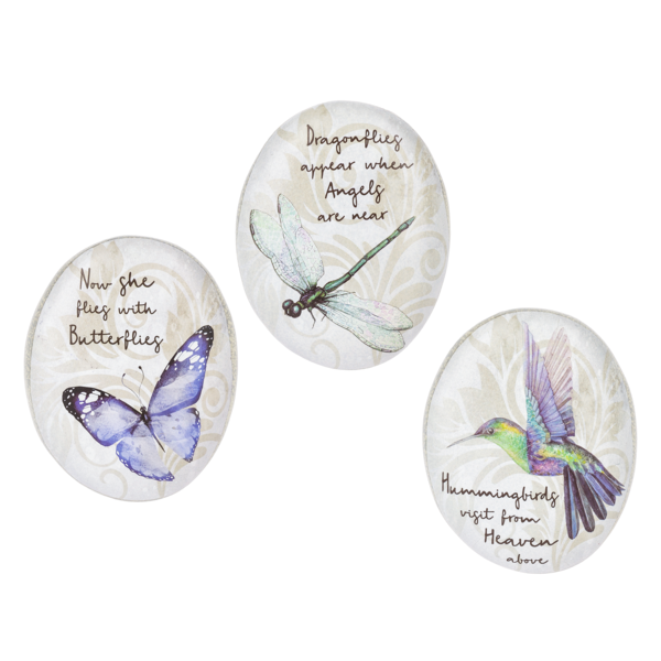 Bereavement Spiritual Winged Memory Stones