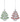 Glass Christmas Tree Ornament