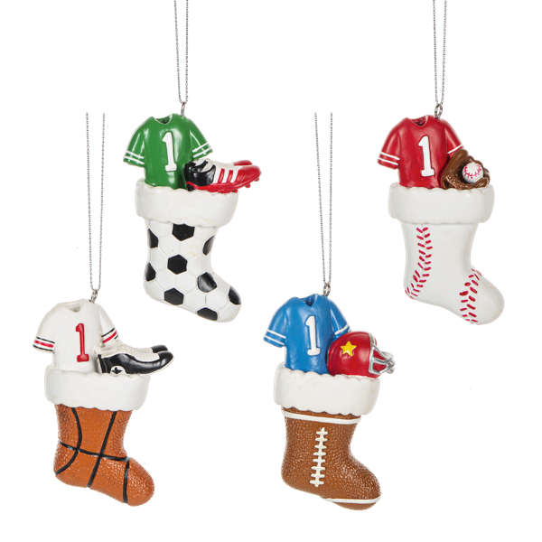 Sport Stocking Ornaments