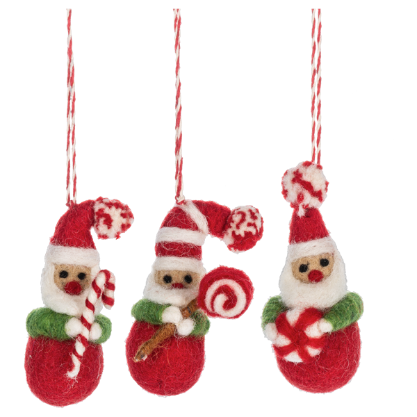 Santa Token Ornament
