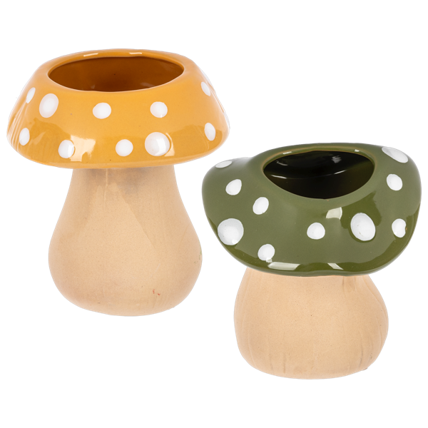 Colorful Mushroom Planter