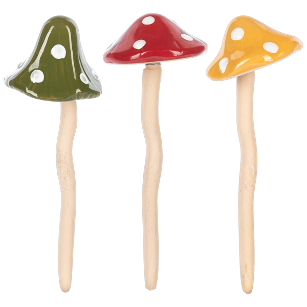 Mushroom Plant Pick on Spring