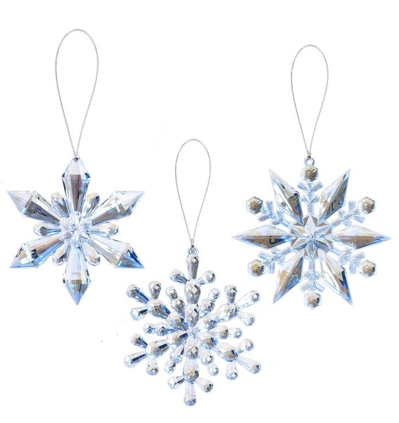 Glo-Flake Ornament 4.5"