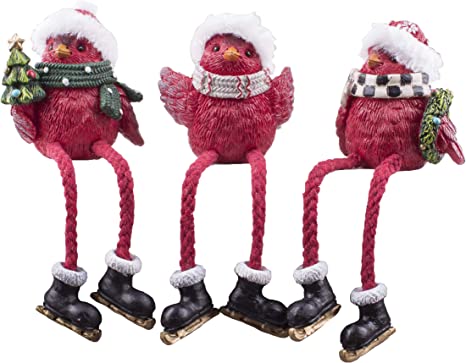 Christmas Cardinal Shelf Sitter