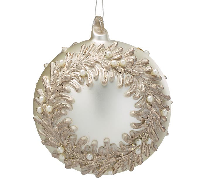 Champagne Raised Design Ornament