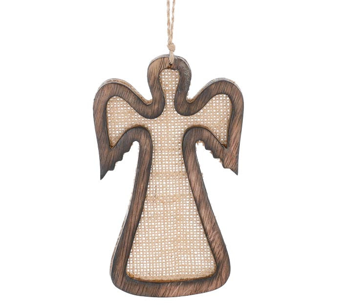 Wooden Angel Ornament