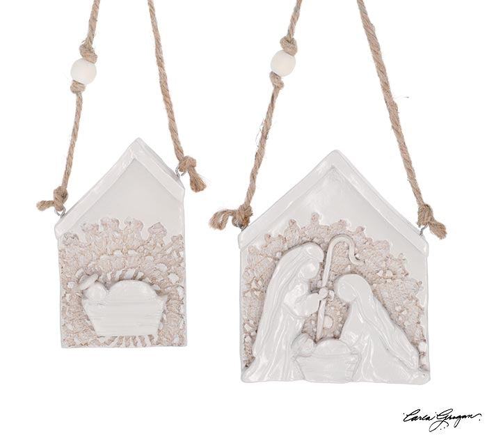 Holy Family Lace Ornament