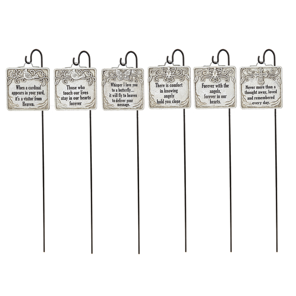 Memorial Garden Plaques with Stake
