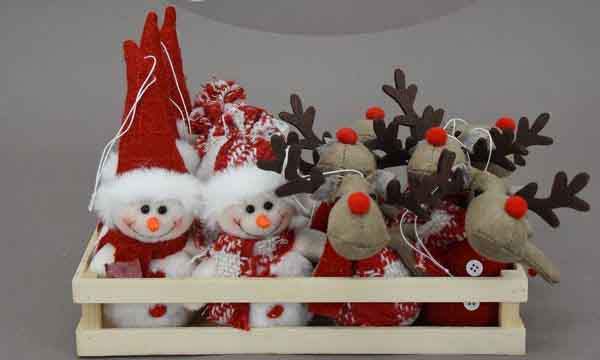 7.5" Plush Holiday Ornament