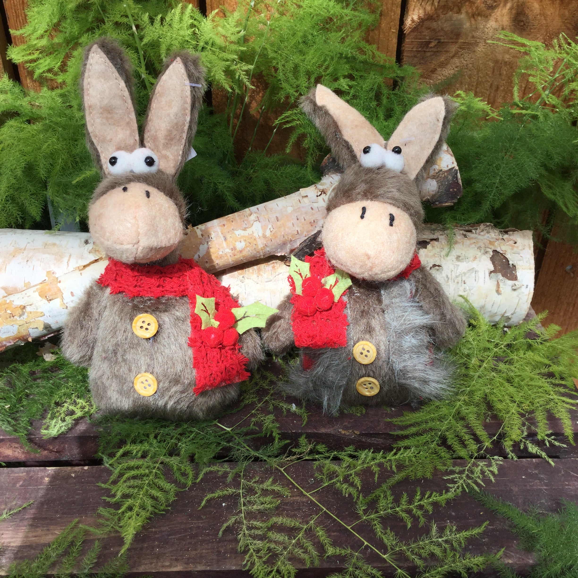 Plush Donkey Ornament