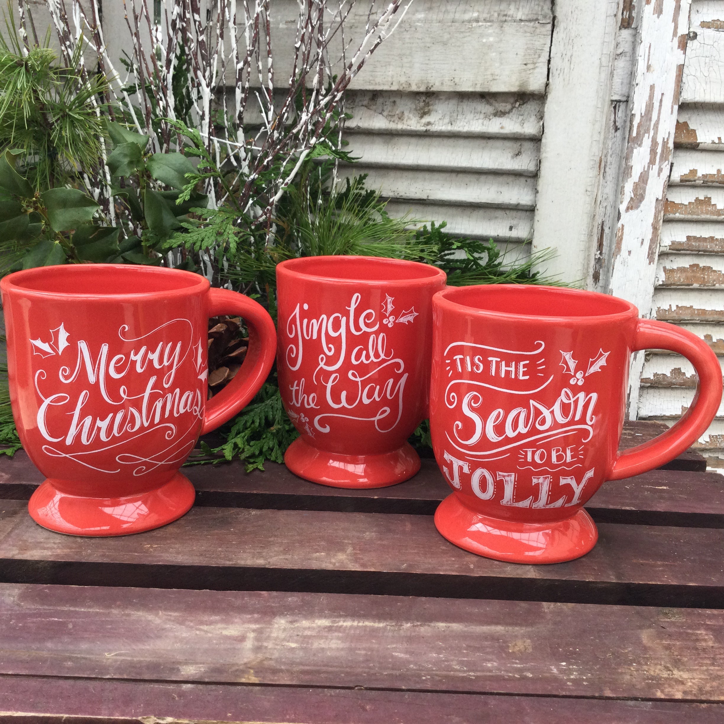 Red Christmas Mug