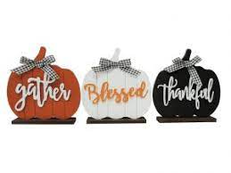 Standing Message Pumpkins