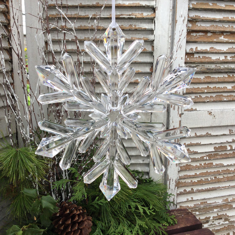 8” Snowflake Ornament
