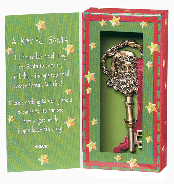 A Key For Santa Ornament