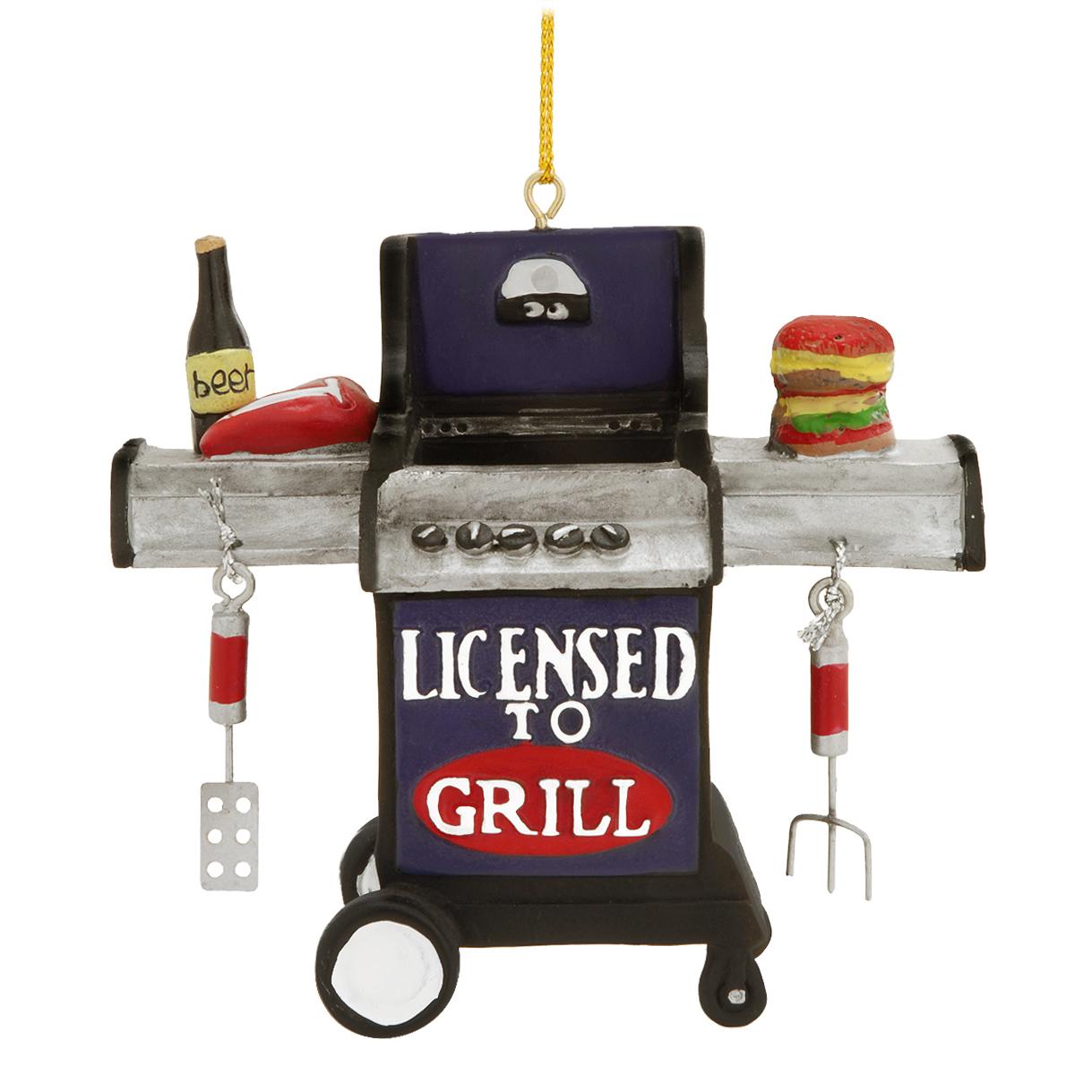 Licensed To Grill Ornament