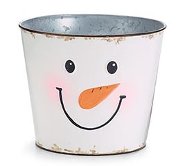 6” Snowman Head Pot Cover