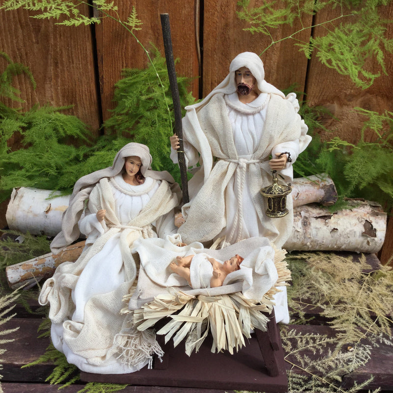 Cream 10” Holy Nativity