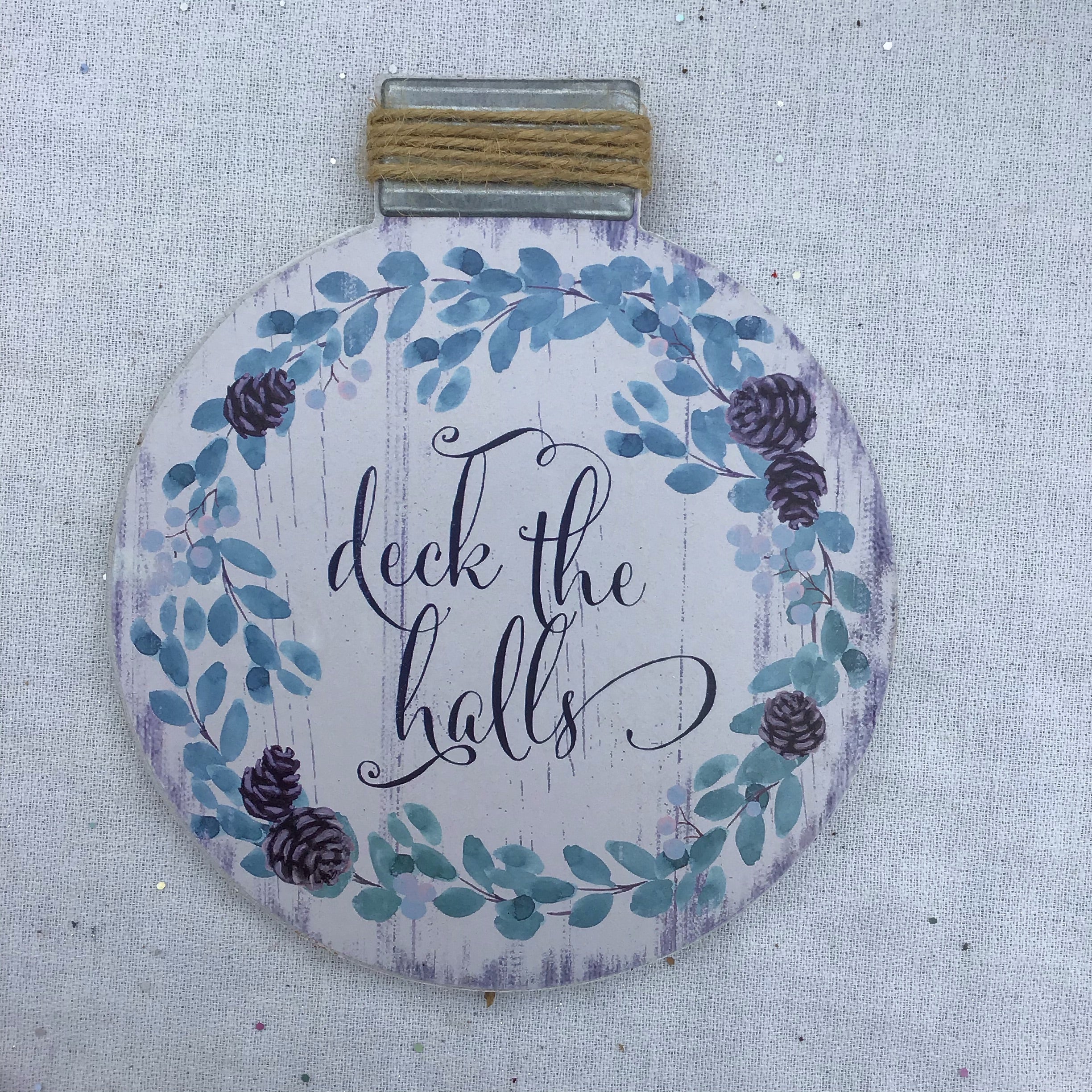 Wooden Message Ornament