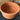 Terra Cotta Rolled Rim Bowl 4.5"