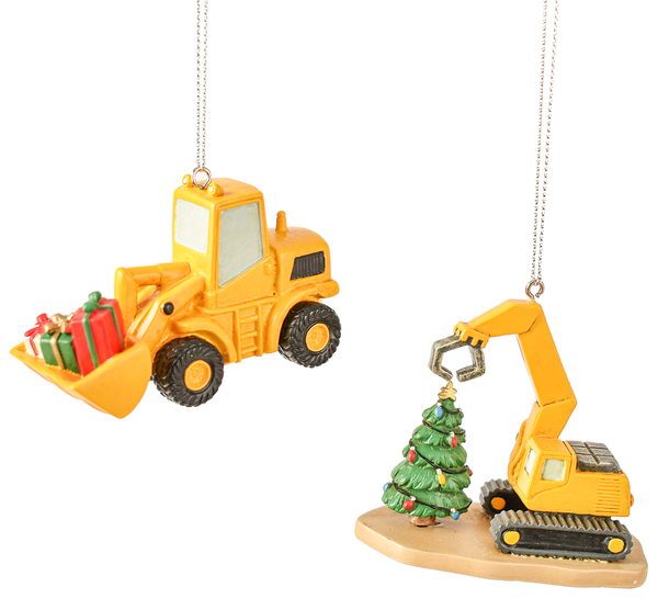 Loader- Excavator Ornament